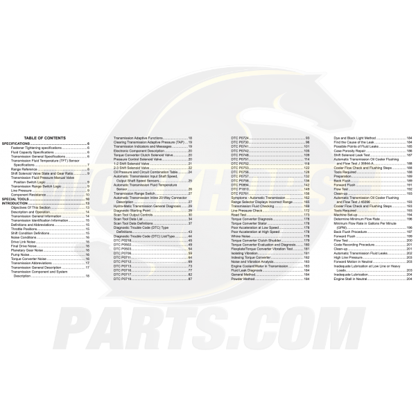2010-2011 Workhorse W-Series Allison Transmission Service Manual Download